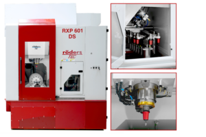 Röders RXP601DS mit Mediumverteiler und Detailausschnitten