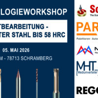 Banner Bild Technologieworkshop Hartbearbeitung von gehärtetem Stahl bis 58 HRC